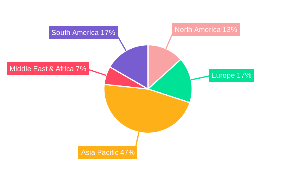 Photovoltaic Screen Printing Mesh Market Share by Region - Global Geographic Distribution