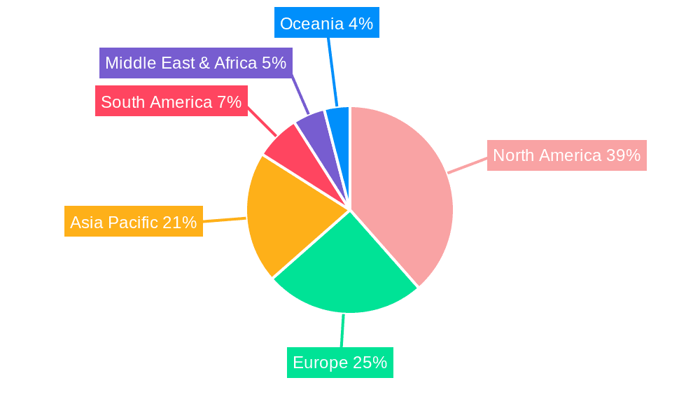 Pickup High-Performance Truck Market Share by Region - Global Geographic Distribution