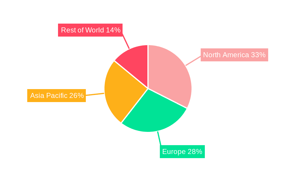 Pickup Rearview Mirror Market Share by Region - Global Geographic Distribution
