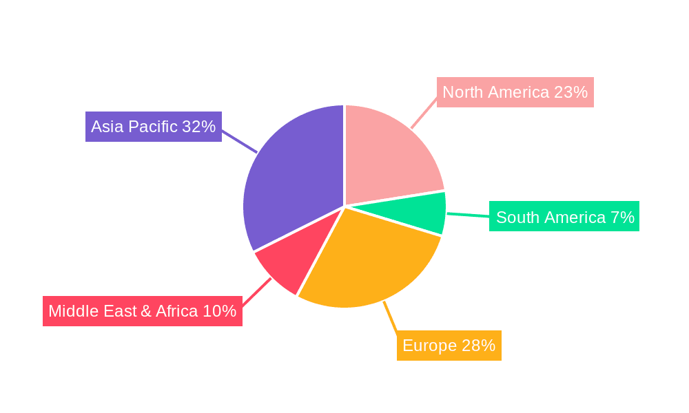 Plastic Magnet Market Share by Region - Global Geographic Distribution