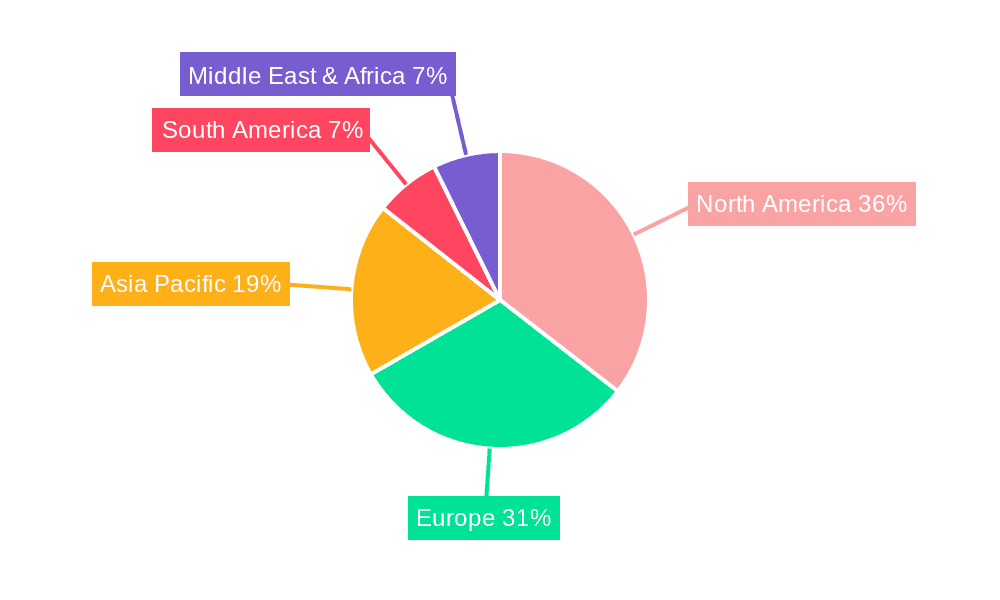 Pneumatic Guns Market Share by Region - Global Geographic Distribution