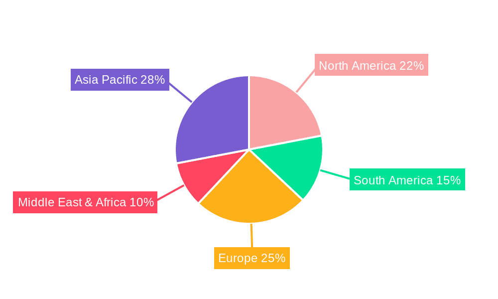 Polyvinyl Chloride Paste Resin Market Share by Region - Global Geographic Distribution