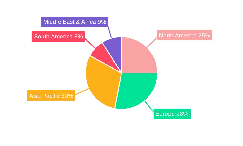 Portable Hemoglobin Meter Market Share by Region - Global Geographic Distribution