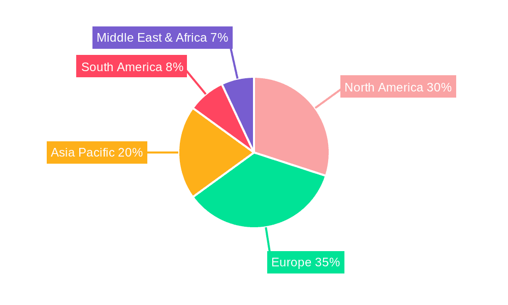 Progesterone Only Pill Market Share by Region - Global Geographic Distribution