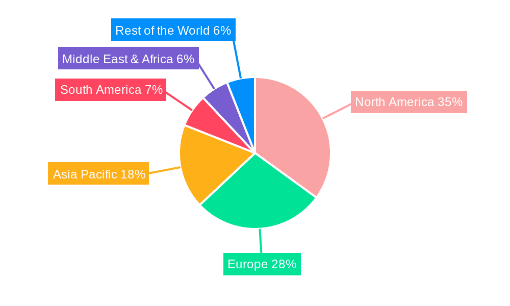 Protein Therapeutics Drugs Market Share by Region - Global Geographic Distribution
