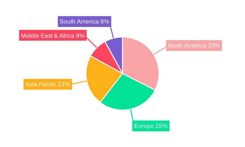 Public Safety LTE Networks Market Share by Region - Global Geographic Distribution