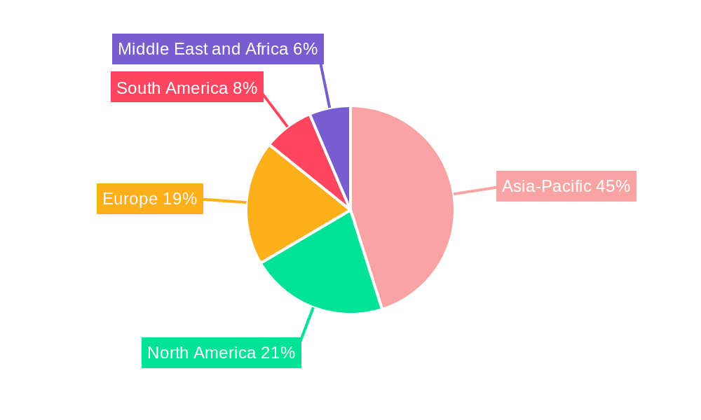 Public Transportation Market Market Share by Region - Global Geographic Distribution