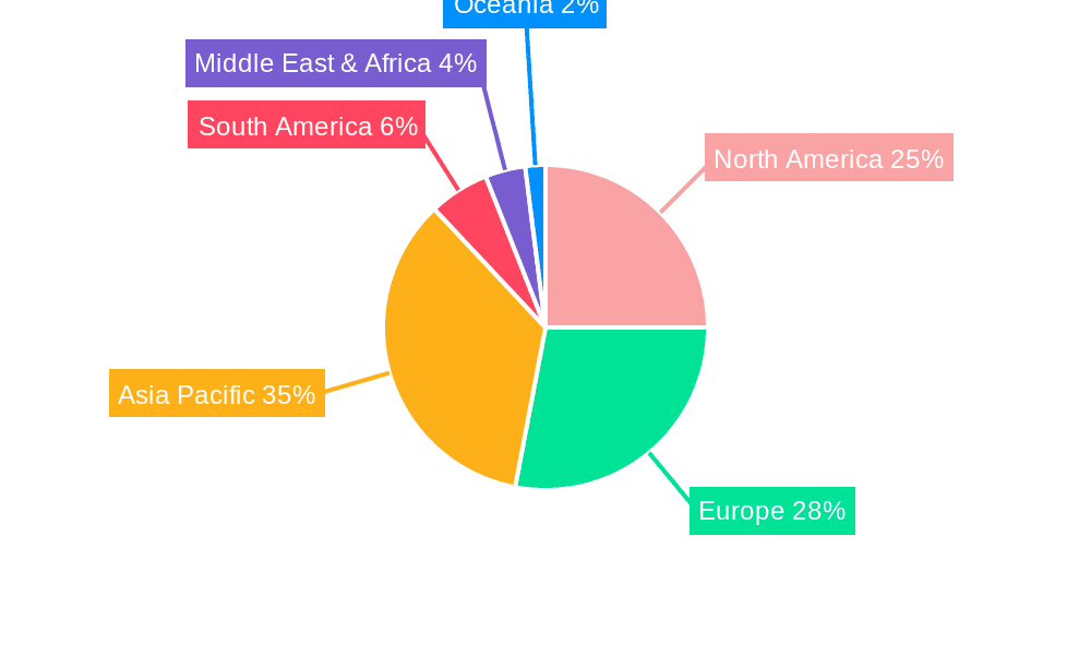 Quiet Exhaust Fan Market Share by Region - Global Geographic Distribution