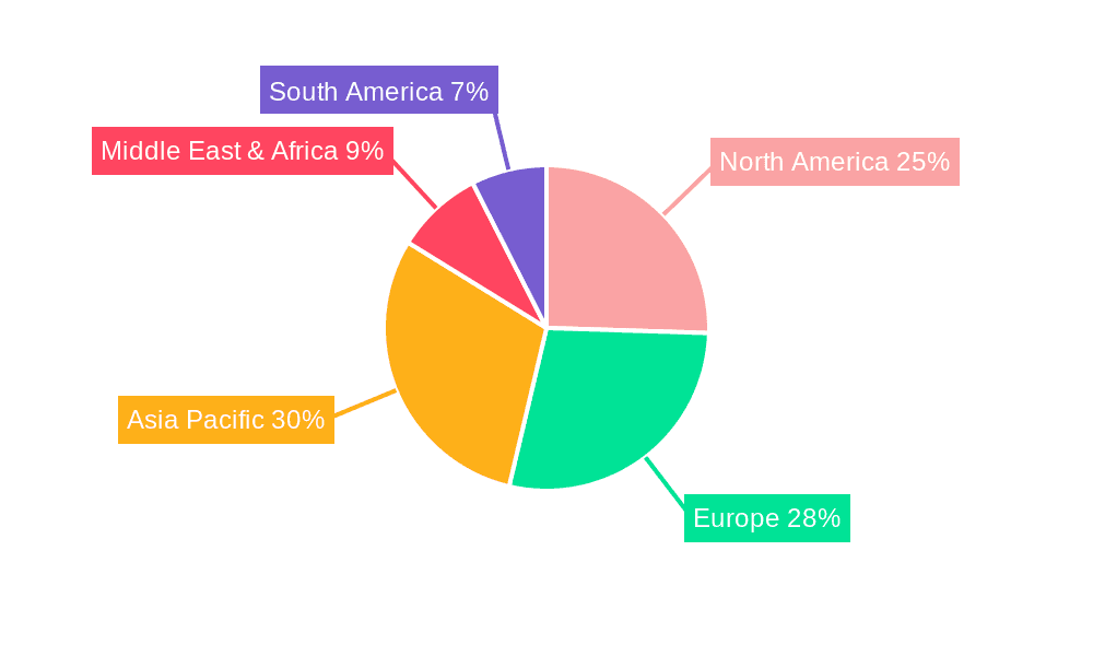 Radiation Shielding Solution Services Market Share by Region - Global Geographic Distribution