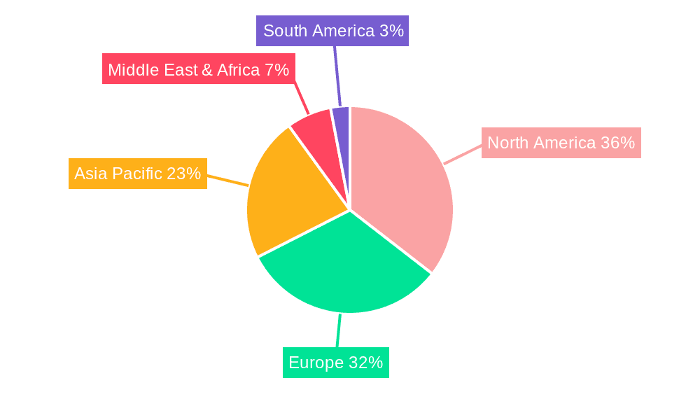 Reconstitution Drug Delivery System Market Share by Region - Global Geographic Distribution