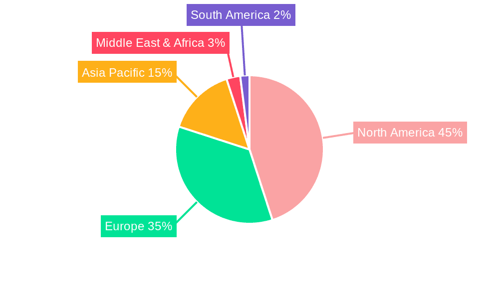 Recruitment Advertising Agency Market Share by Region - Global Geographic Distribution