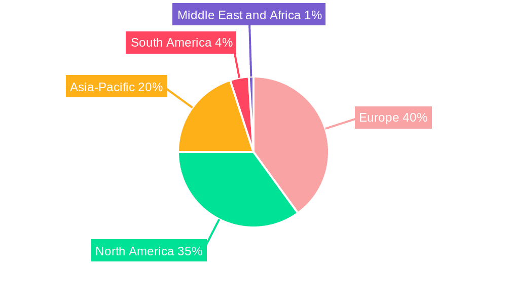 Recyclable Packaging Market Market Share by Region - Global Geographic Distribution