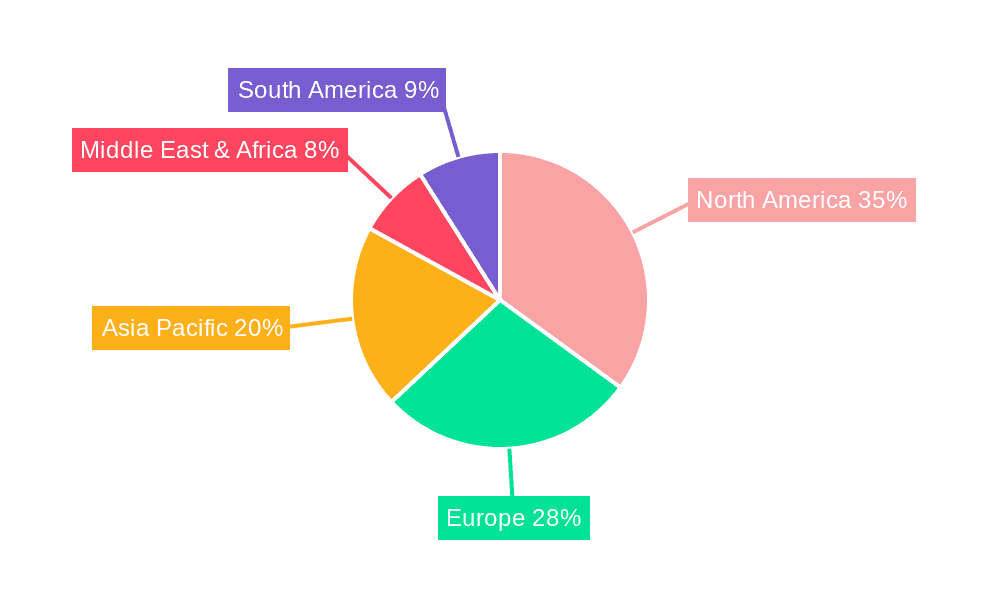 Regenerative Xenograft Market Share by Region - Global Geographic Distribution