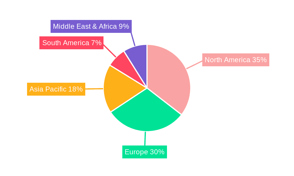 Regional Anesthesia Accessories Market Share by Region - Global Geographic Distribution