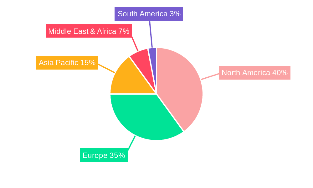 Remotely Operated Weapon Stations Market Share by Region - Global Geographic Distribution