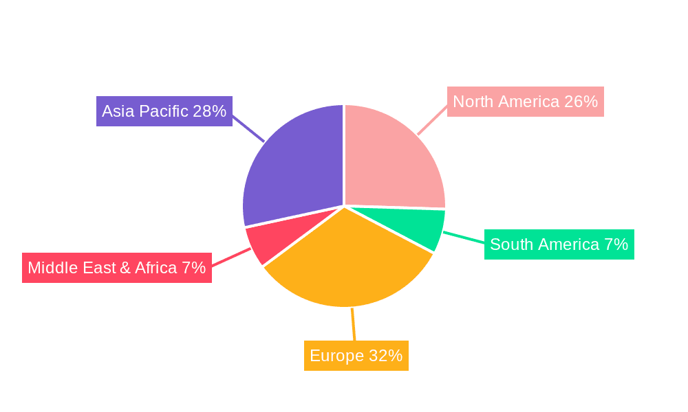 Residential Heat Pump Equipment Market Share by Region - Global Geographic Distribution