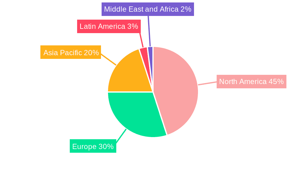 Retail Media Networks Market Market Share by Region - Global Geographic Distribution