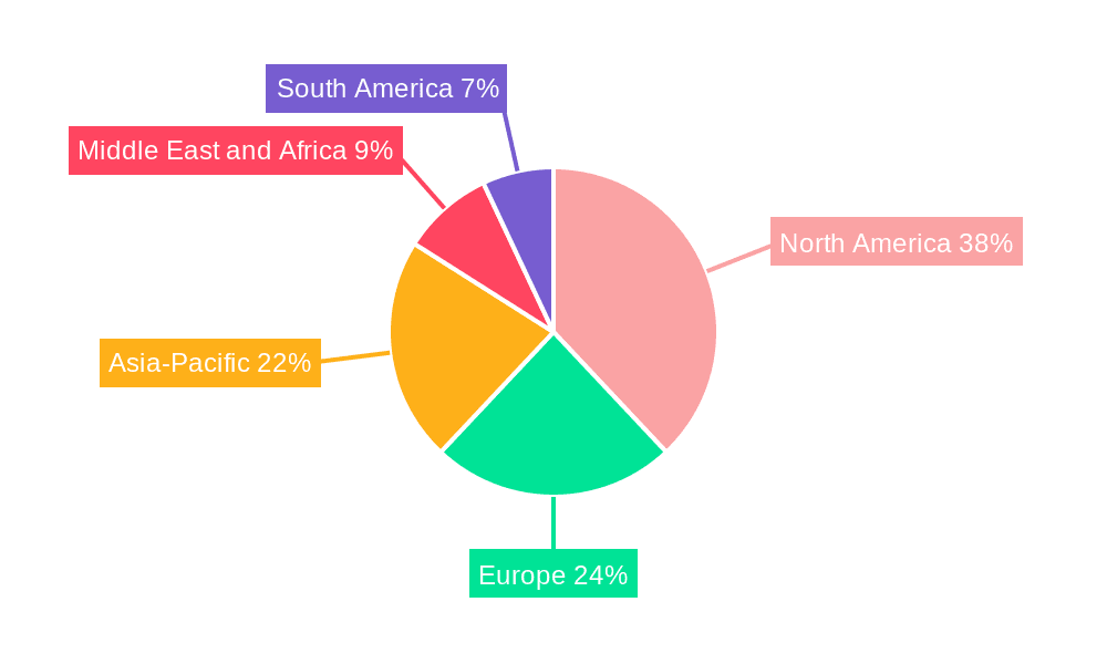 Reusable Launch Vehicle Market Market Share by Region - Global Geographic Distribution