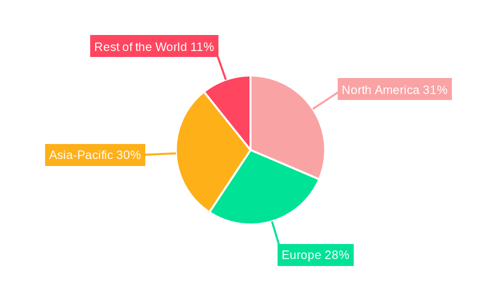 Rigid Inflatable Boats Market Market Share by Region - Global Geographic Distribution