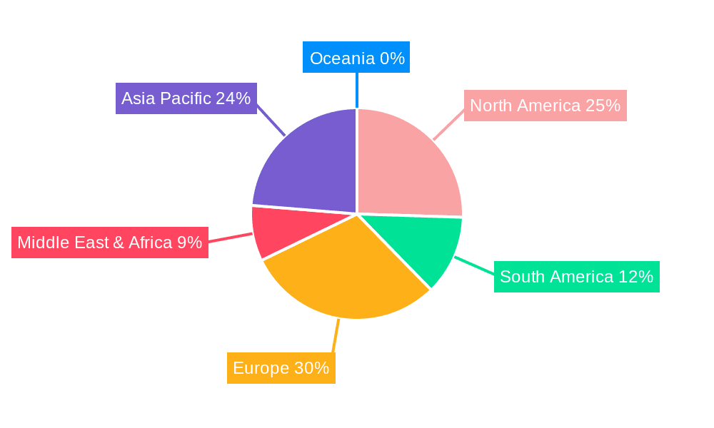 Road Cleaning Vehicles Market Share by Region - Global Geographic Distribution
