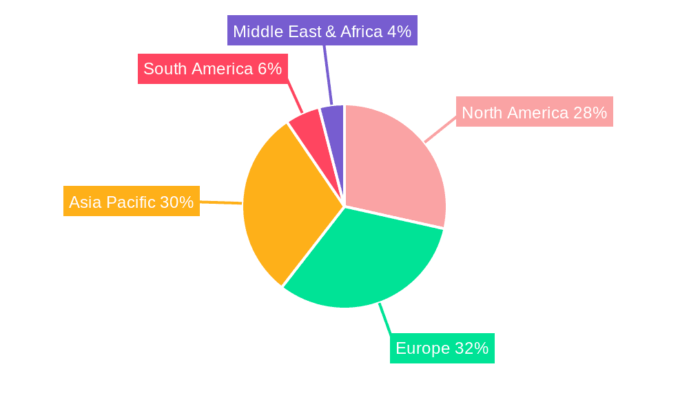 Robot Wet Blasting Machine Market Share by Region - Global Geographic Distribution