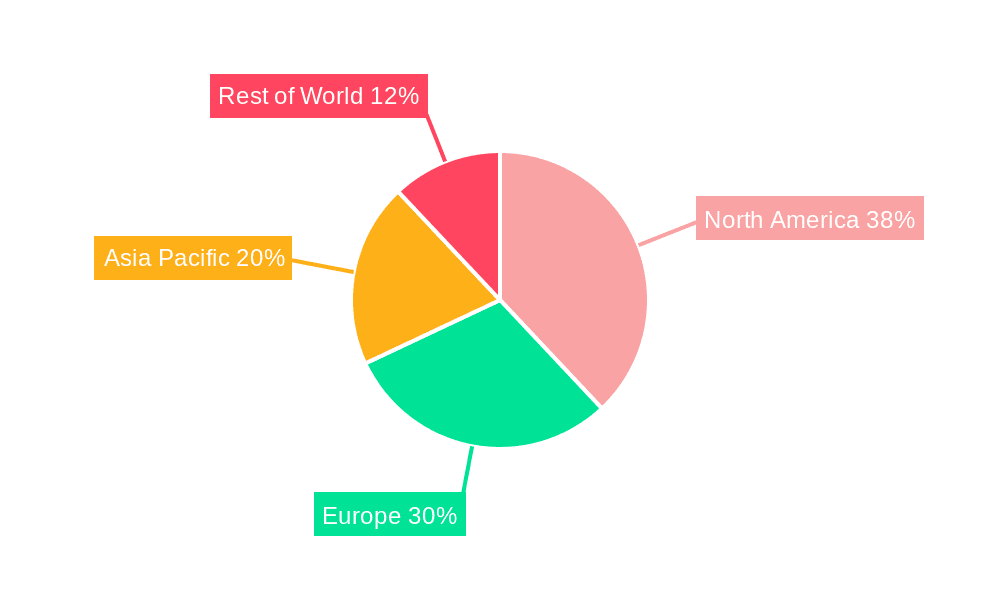 Robotic-Assisted Hip Replacement Market Share by Region - Global Geographic Distribution