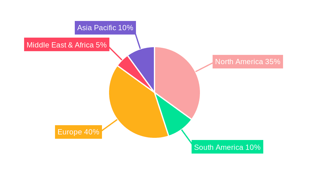 Robotics Milking Systems Market Share by Region - Global Geographic Distribution