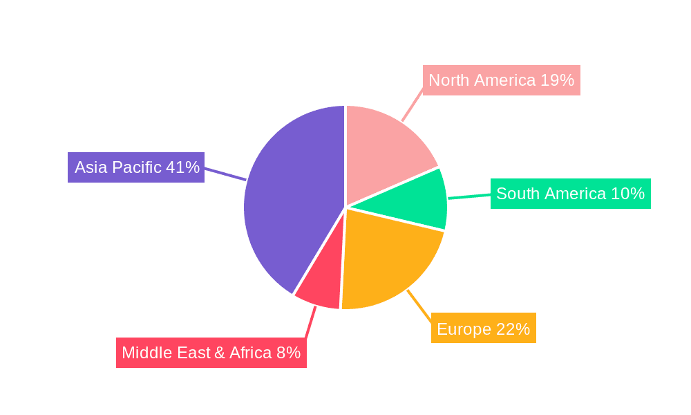 Rotary Shoe Injection Molding Machine Market Share by Region - Global Geographic Distribution