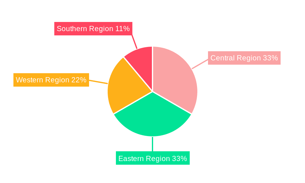 Saudi Arabia Facility Management Market Market Share by Region - Global Geographic Distribution