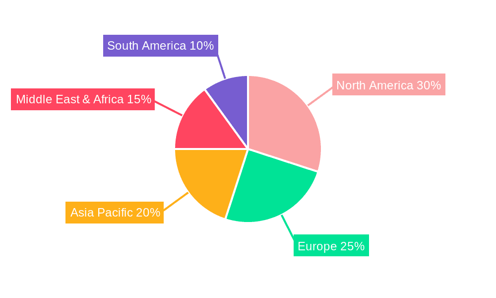 Ship Cleaning Services Market Share by Region - Global Geographic Distribution