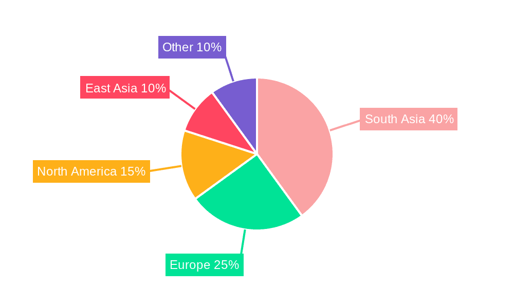 Ship Dismantling Market Share by Region - Global Geographic Distribution