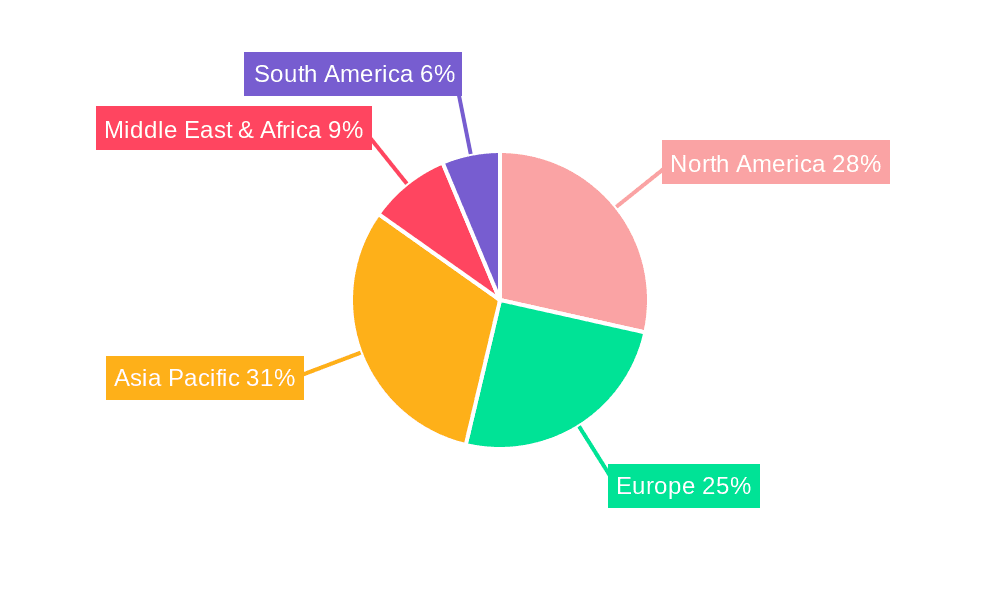 Silica Aerogel Bead Market Share by Region - Global Geographic Distribution