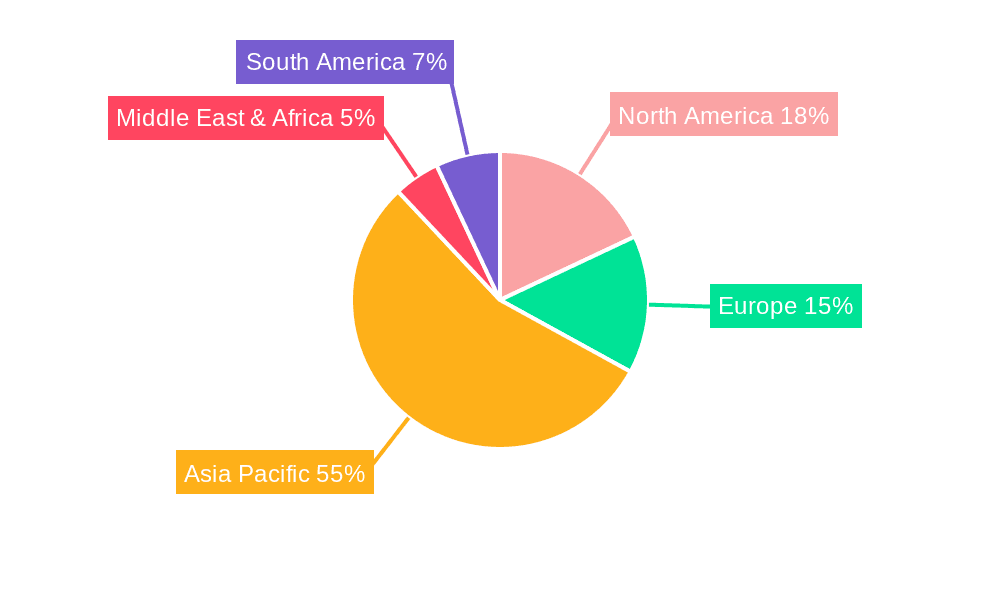 Silicon Metal Material Market Share by Region - Global Geographic Distribution