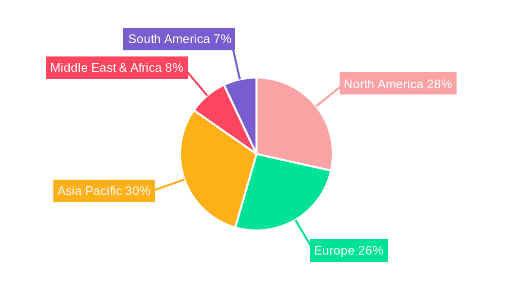 Silicone Cookware Market Share by Region - Global Geographic Distribution