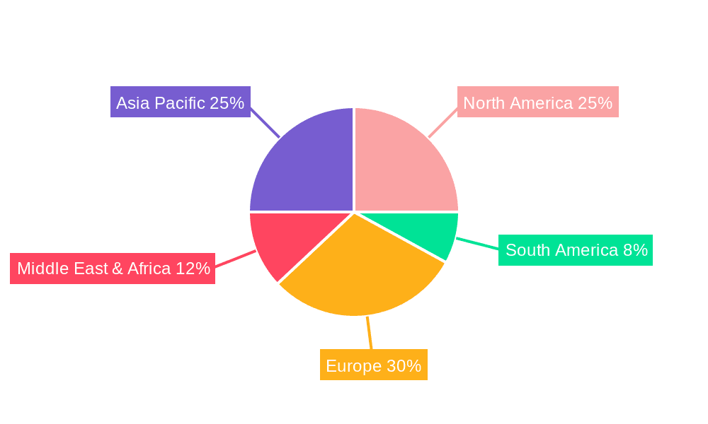 Silicone Intermediates Market Share by Region - Global Geographic Distribution