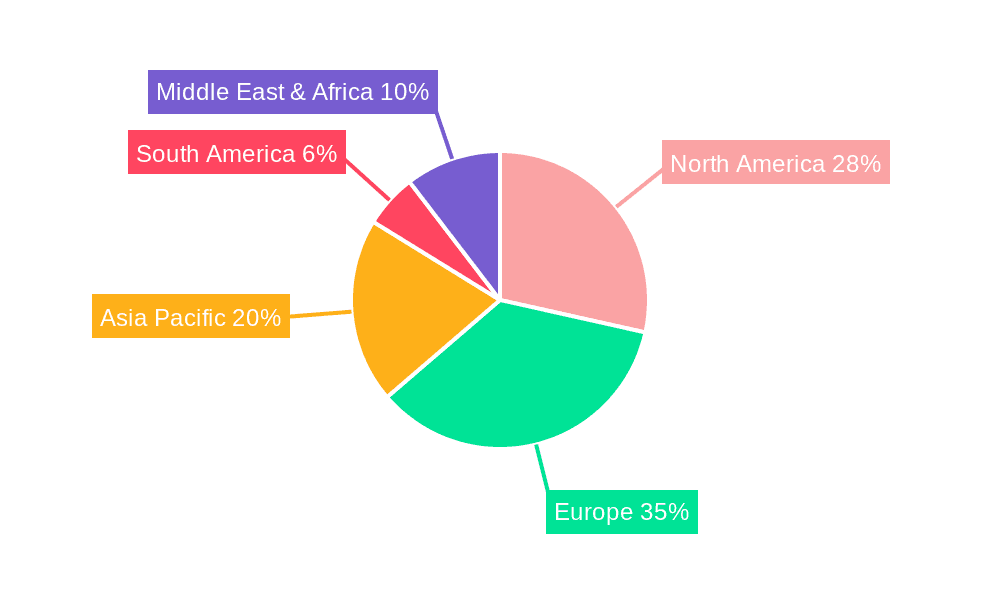 Ski Equipment and Apparel Market Share by Region - Global Geographic Distribution