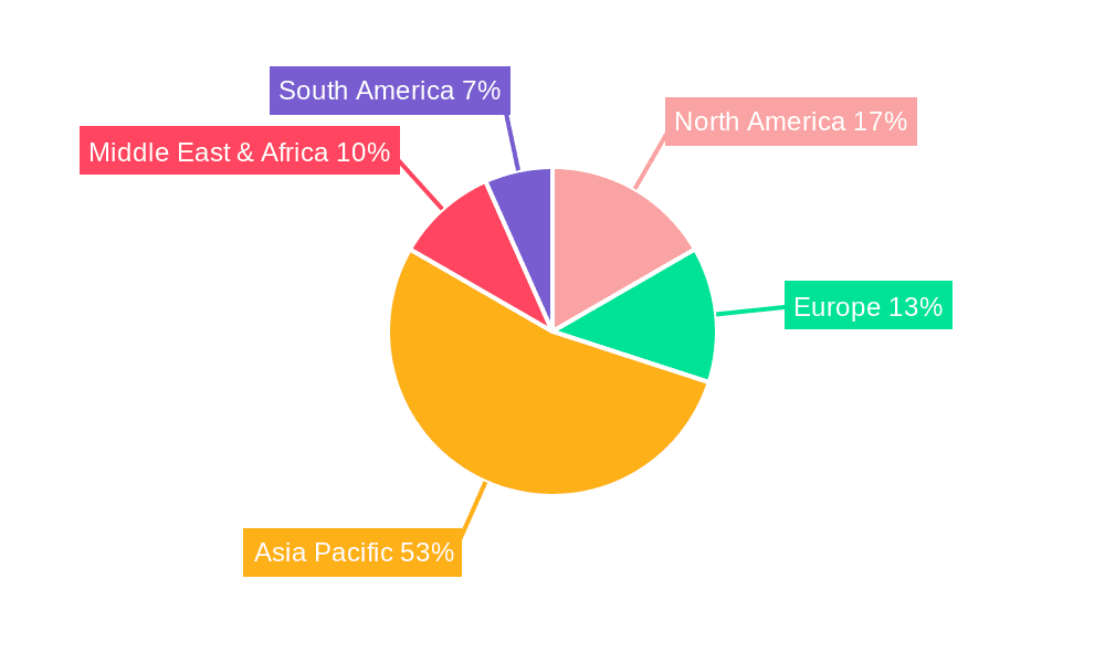 Slag-Slurry Pump Market Share by Region - Global Geographic Distribution