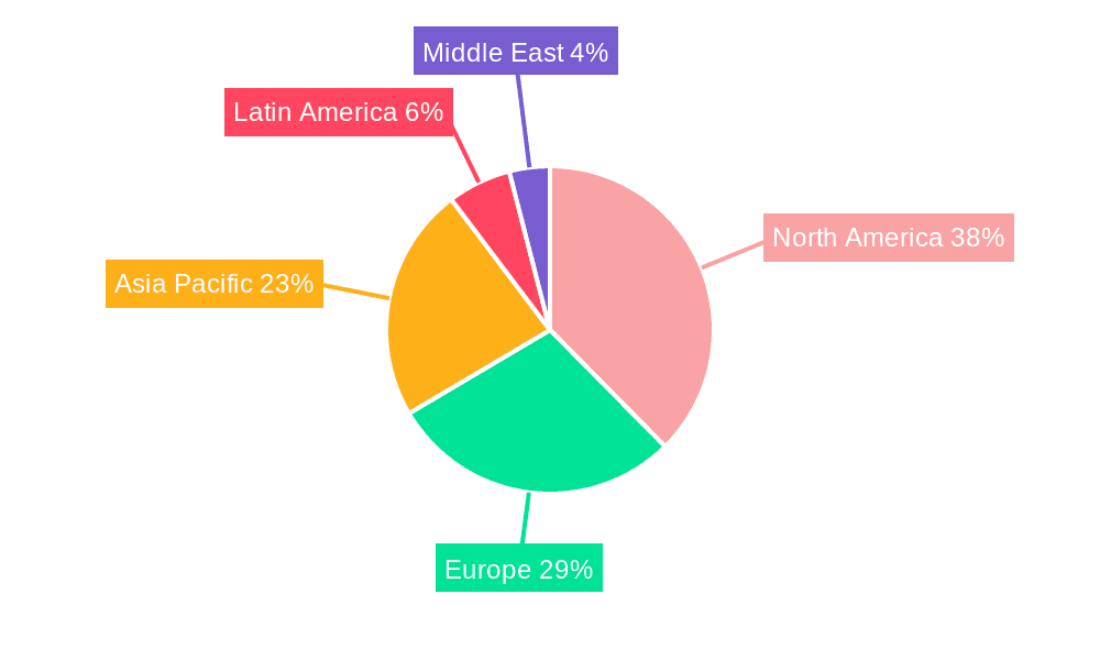 Smoke Detector Market Market Share by Region - Global Geographic Distribution