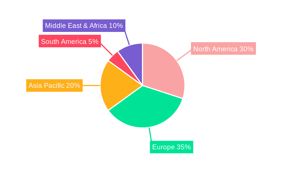 Snowboard Strap Market Share by Region - Global Geographic Distribution