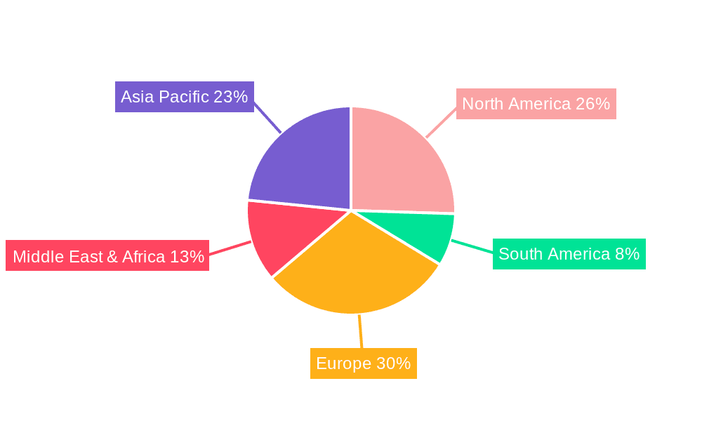 Sodium Chloride Injection Market Share by Region - Global Geographic Distribution