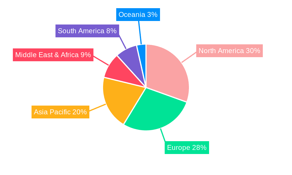 Sodium Iodide 131 Diagnostic Capsule Market Share by Region - Global Geographic Distribution