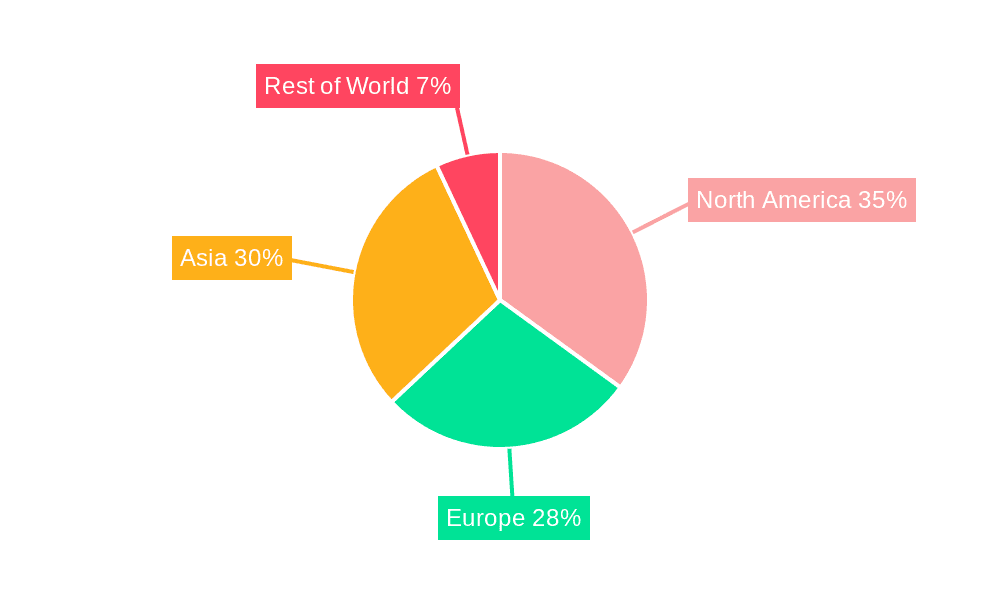 Sodium Trifluoromethanesulfonate Market Share by Region - Global Geographic Distribution