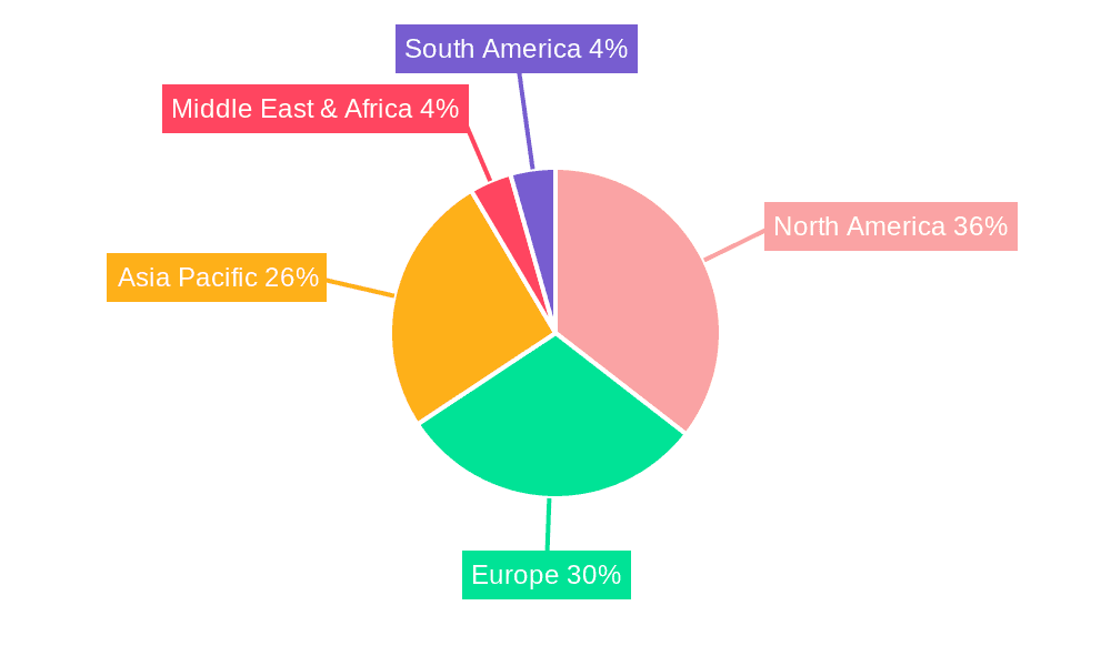 Spherical Metal Powder Market Share by Region - Global Geographic Distribution