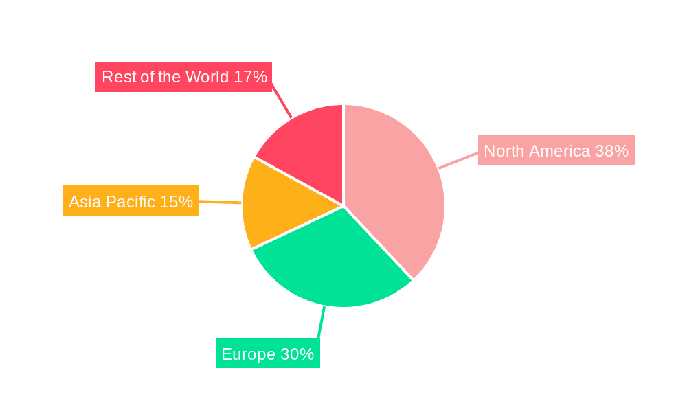 Spinal Cord Stimulator Market Share by Region - Global Geographic Distribution