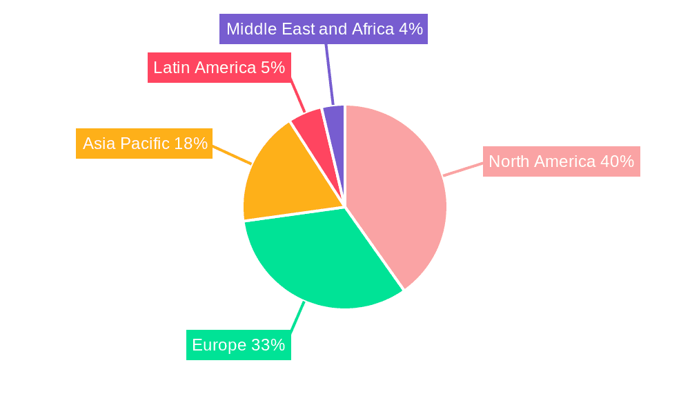 Spinal Devices Market Market Share by Region - Global Geographic Distribution