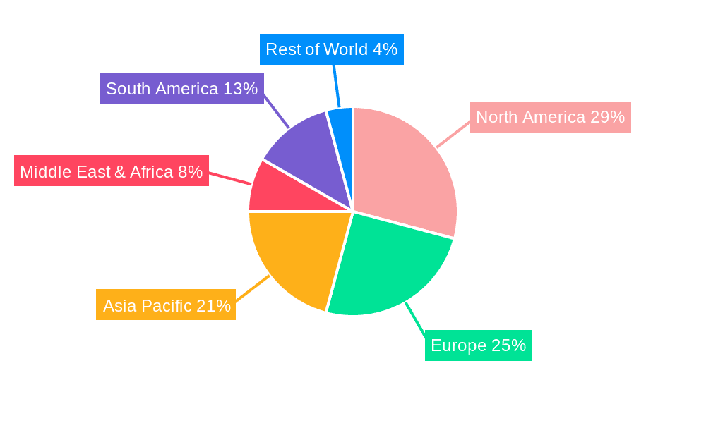 Swimming Pool Vacuum Cleaners Market Share by Region - Global Geographic Distribution