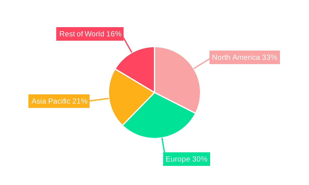 Synthetic Bone Substitute Market Share by Region - Global Geographic Distribution