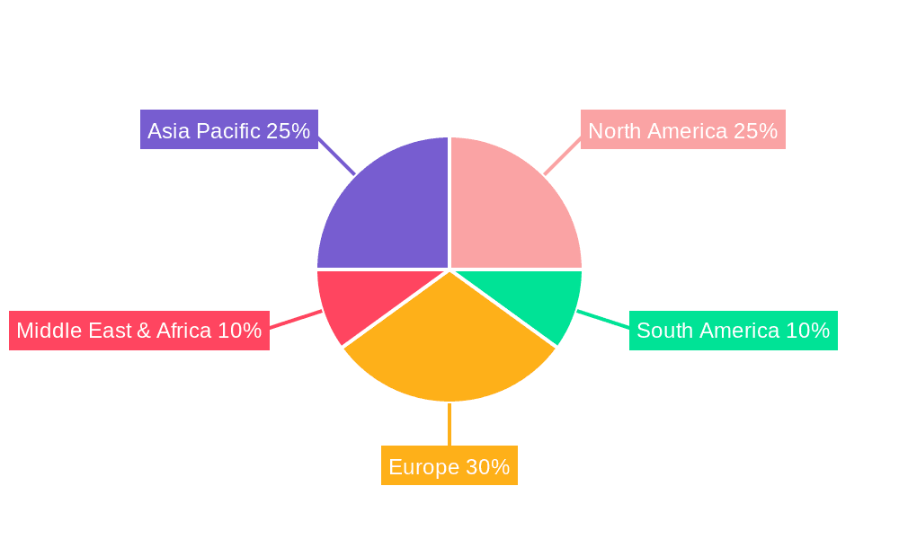 TAC Film for Polarized Glasses Market Share by Region - Global Geographic Distribution