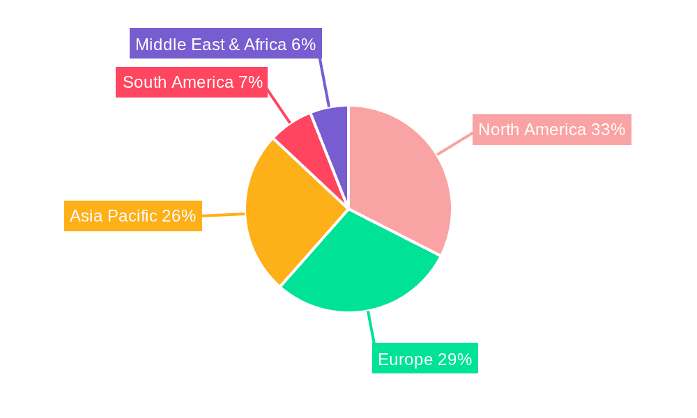 Teeth Whitening Treatment Market Share by Region - Global Geographic Distribution