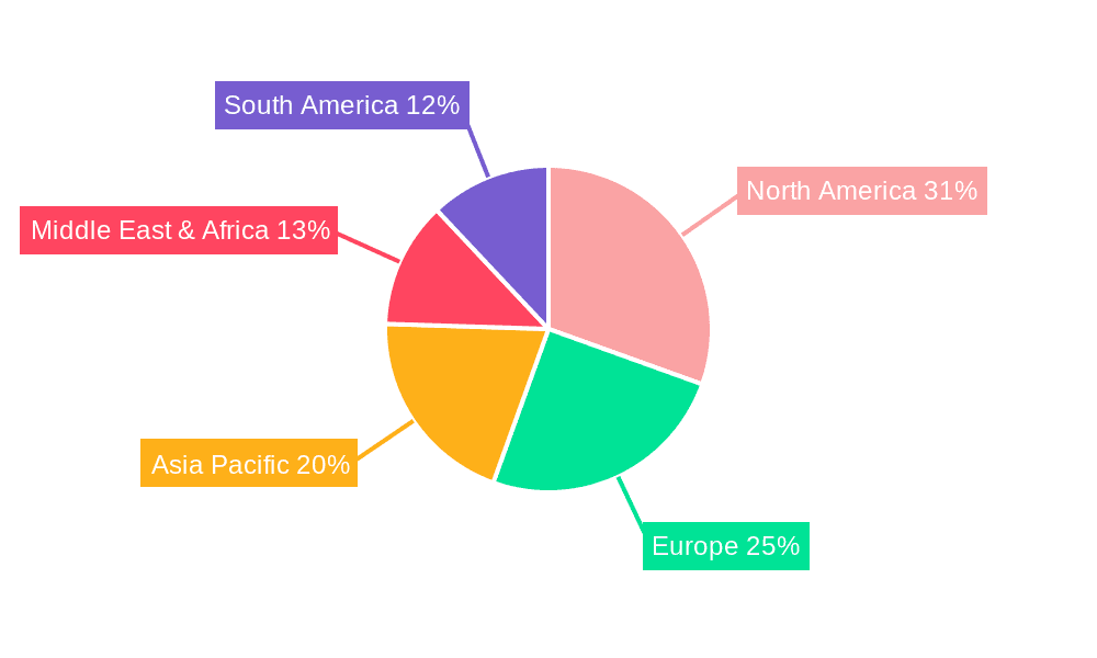 Tenant Management & Billing Software Market Share by Region - Global Geographic Distribution